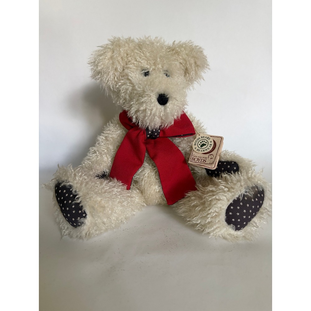 Vintage Boyds Bears Uncle Sam #51100-01 Teddy Plush Stuffed Animal Stars Tags